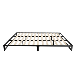Artiss King Size Metal Bed Frame - Black | Sleek Mattress Platform (BERU)