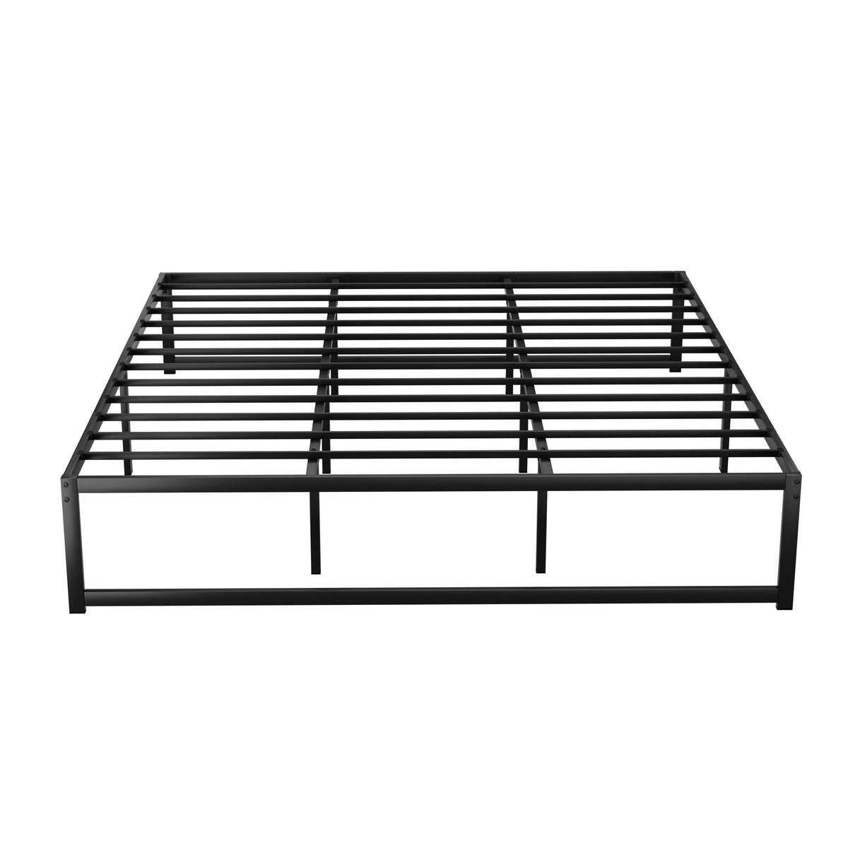Artiss King Size Metal Bed Frame - Black | Modern Mattress Platform