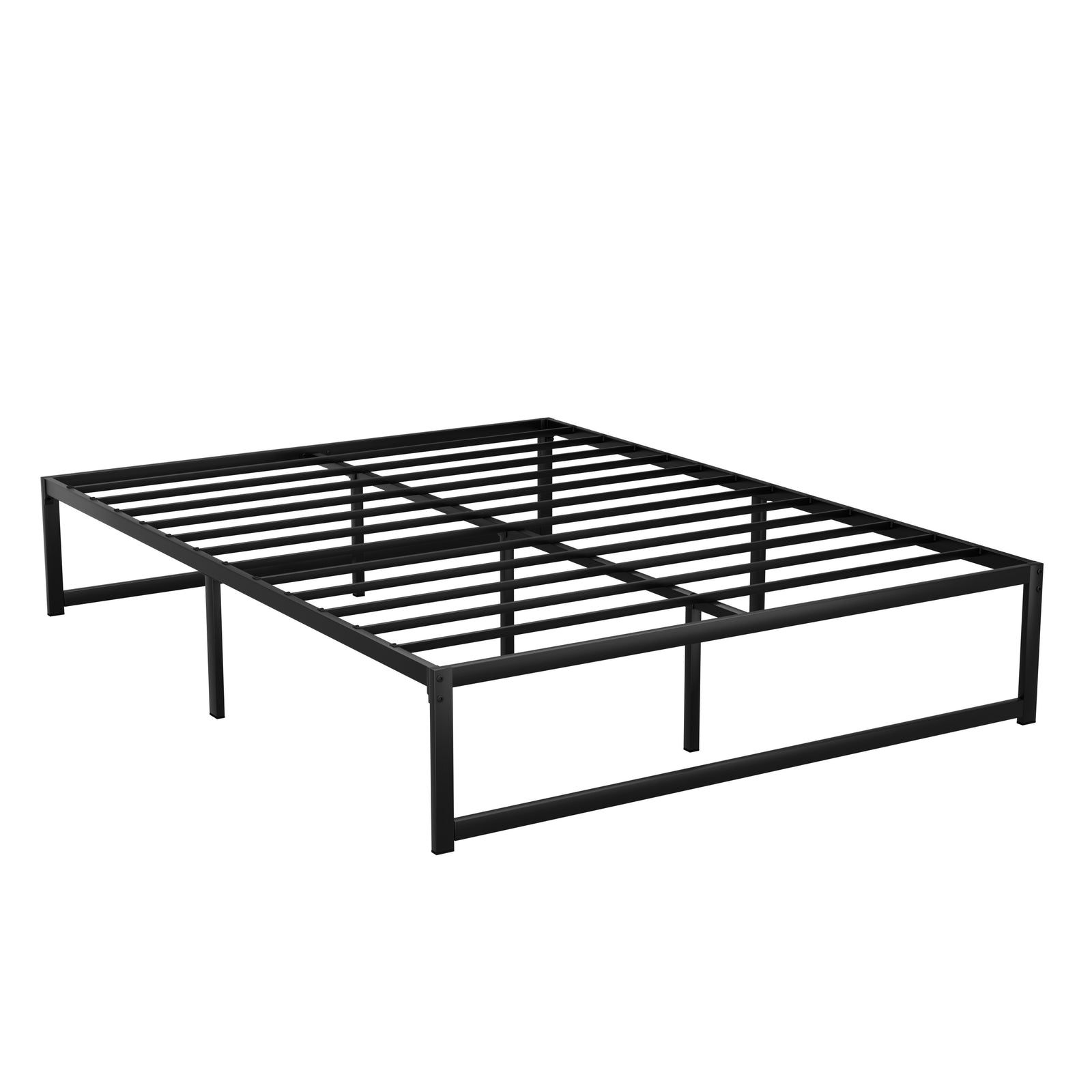 Queen Size Metal Bed Frame | Black TINO Platform by Artiss