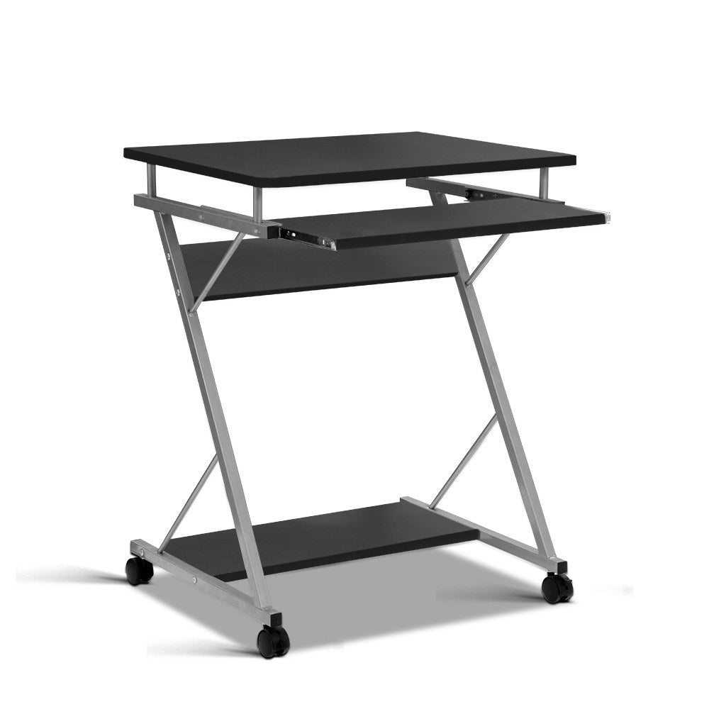 Pull Out Table Desk | Metal | Black