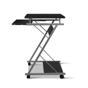 Pull Out Table Desk | Metal | Black