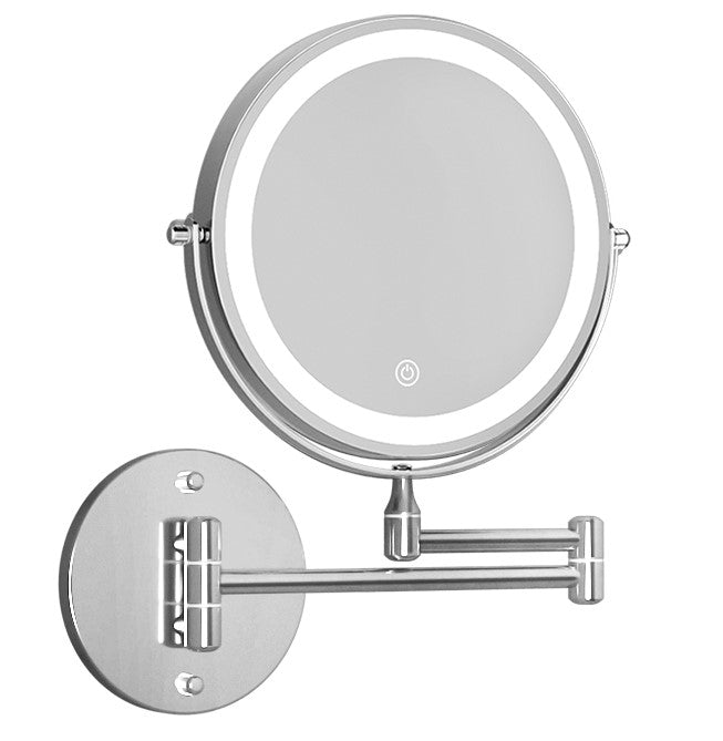 Embellir Extendable Makeup Mirror 10X Magnifying | Double-Sided Bathroom Mirror
