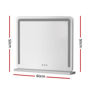 Embellir Makeup Mirror With Light | Hollywood Vanity LED Mirrors White 50X60CM