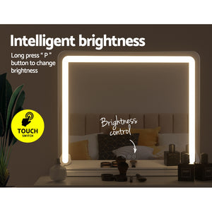 Embellir Makeup Mirror With Light | Hollywood Vanity LED Mirrors White 50X60CM
