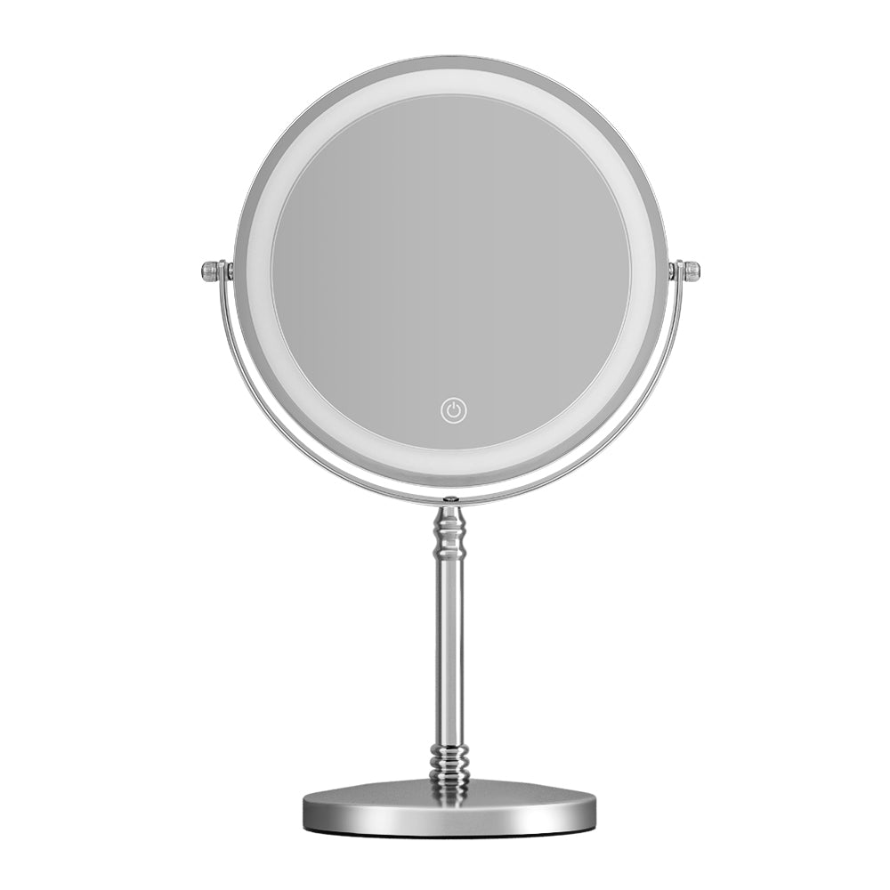 Embellir Makeup Mirror LED Light | Round 360° Rotating Cosmetic Mirror with 10X Magnifying