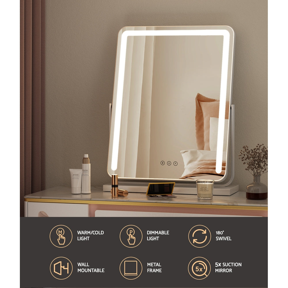 Embellir Makeup Mirror with Lights | Hollywood Vanity LED Mirrors 40X50CM