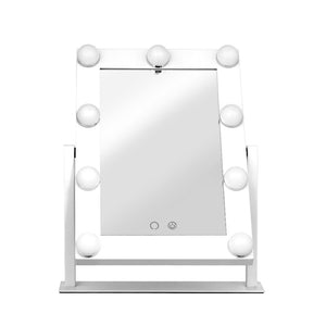 Embellir LED Standing Makeup Mirror - White - The Hippie House