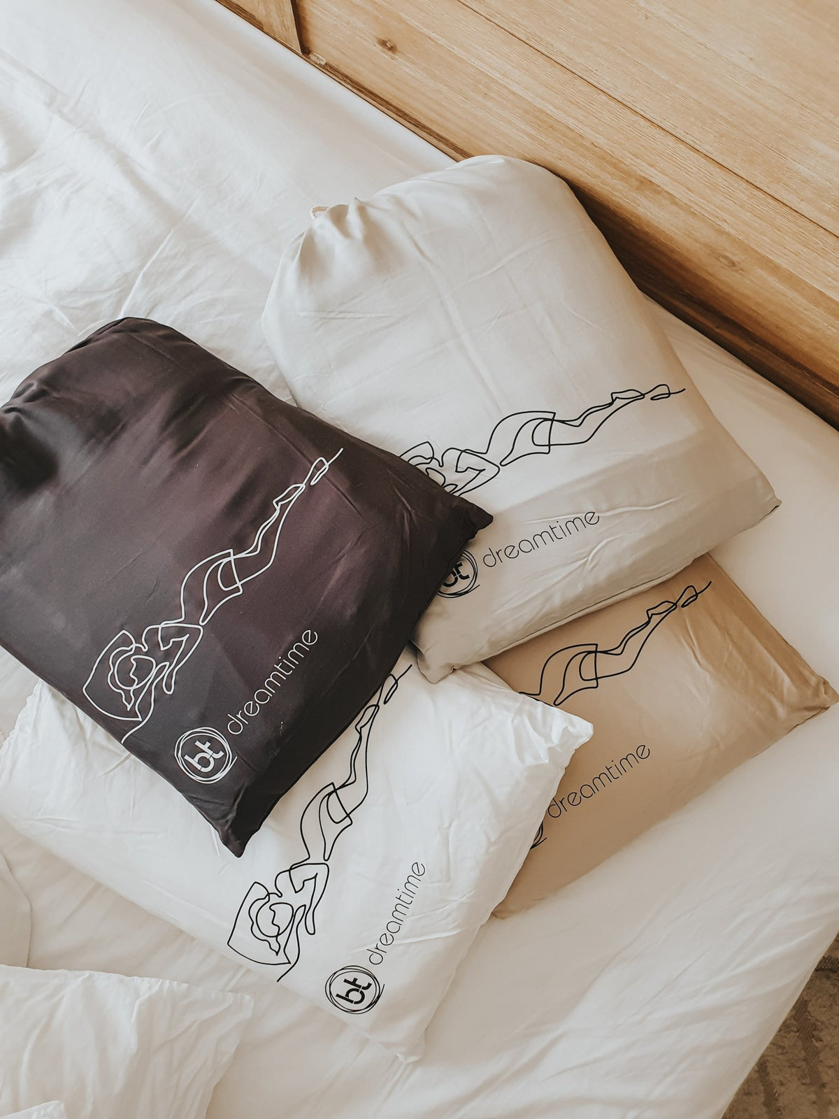 Macadamia Bamboo Pillow Slips - Pair