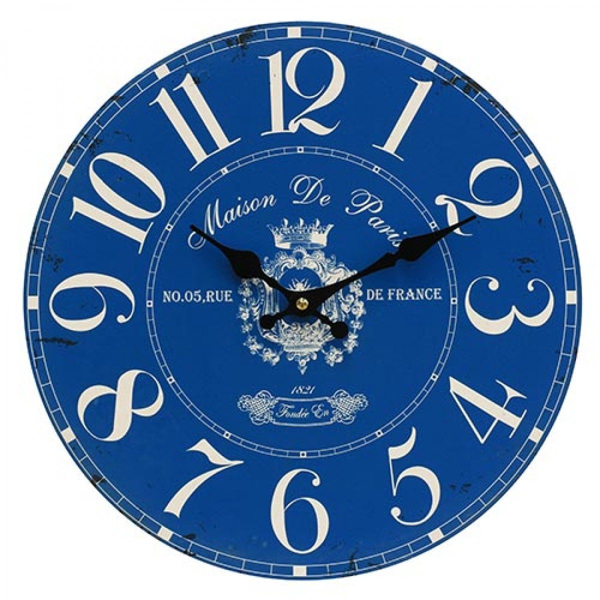Wall Clock - French Blue - Maison De Paris
