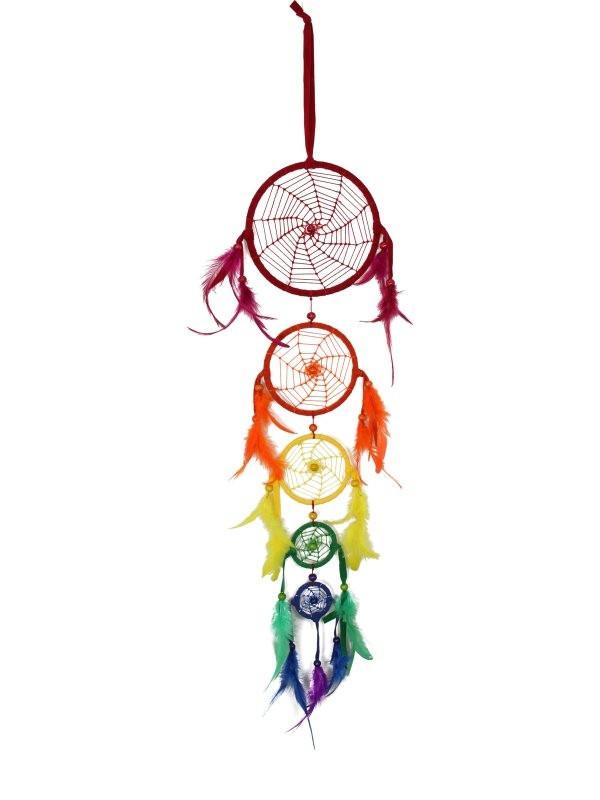 Massive 7 Hooped Chakra Dream Catcher - 90cm