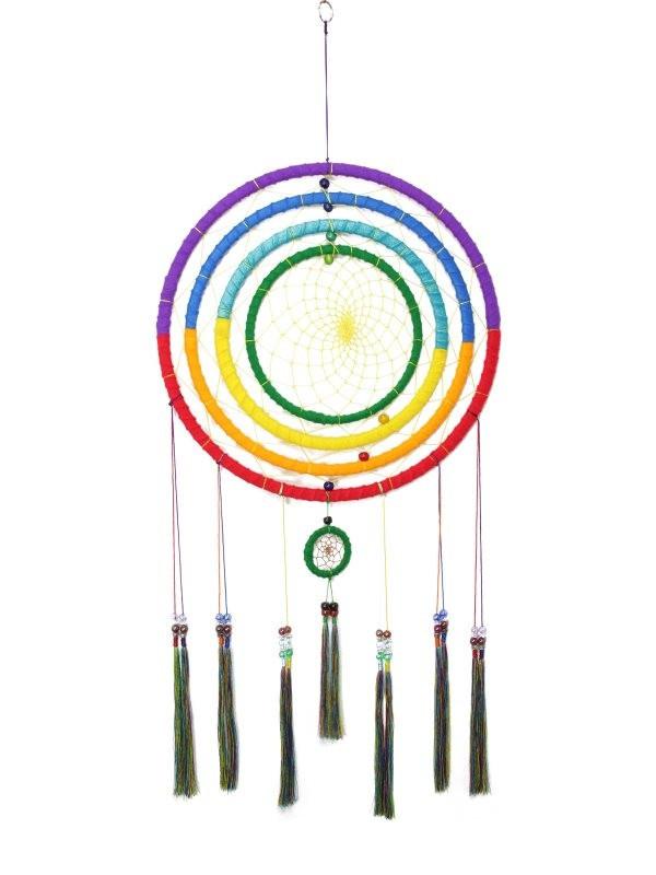 Large Chakra Dream Catcher (Zen Styled)
