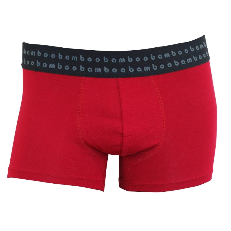 Men's Red Bamboo Trunks - 3X-Large