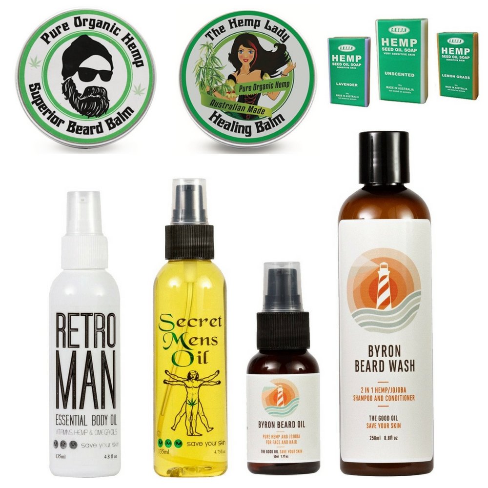 Men's Ultimate Hemp Beard And Body Care Package