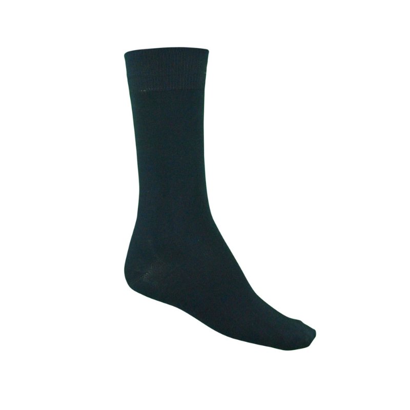 Navy Bamboo Dress Socks - Men's 4-6