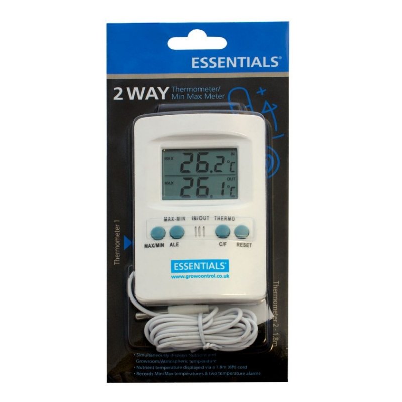 Nutrient Solution + Grow Room Thermometer