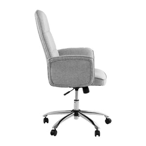 Comfortable Grey Fabric Office Chair