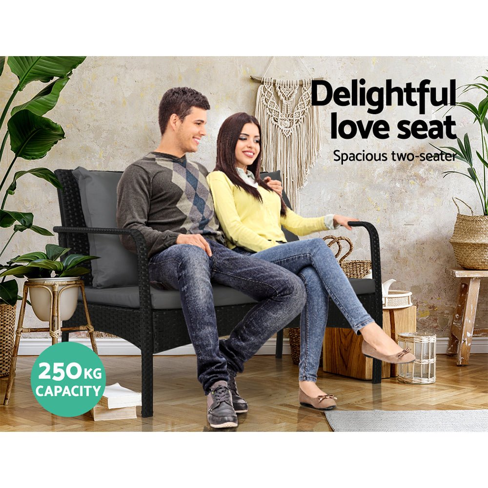 Outdoor Lounge, Table & Chairs Set