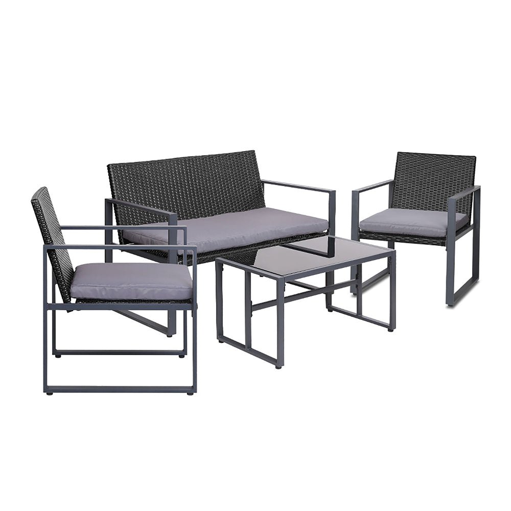 Patio Table And Chairs - 4PCS Family Set