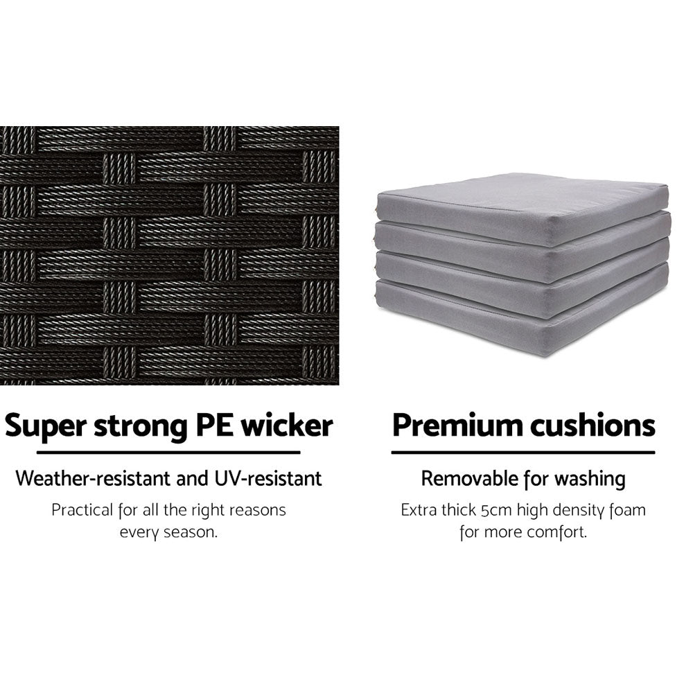 Bar Table And Stool Set For Patio / Outdoor Area