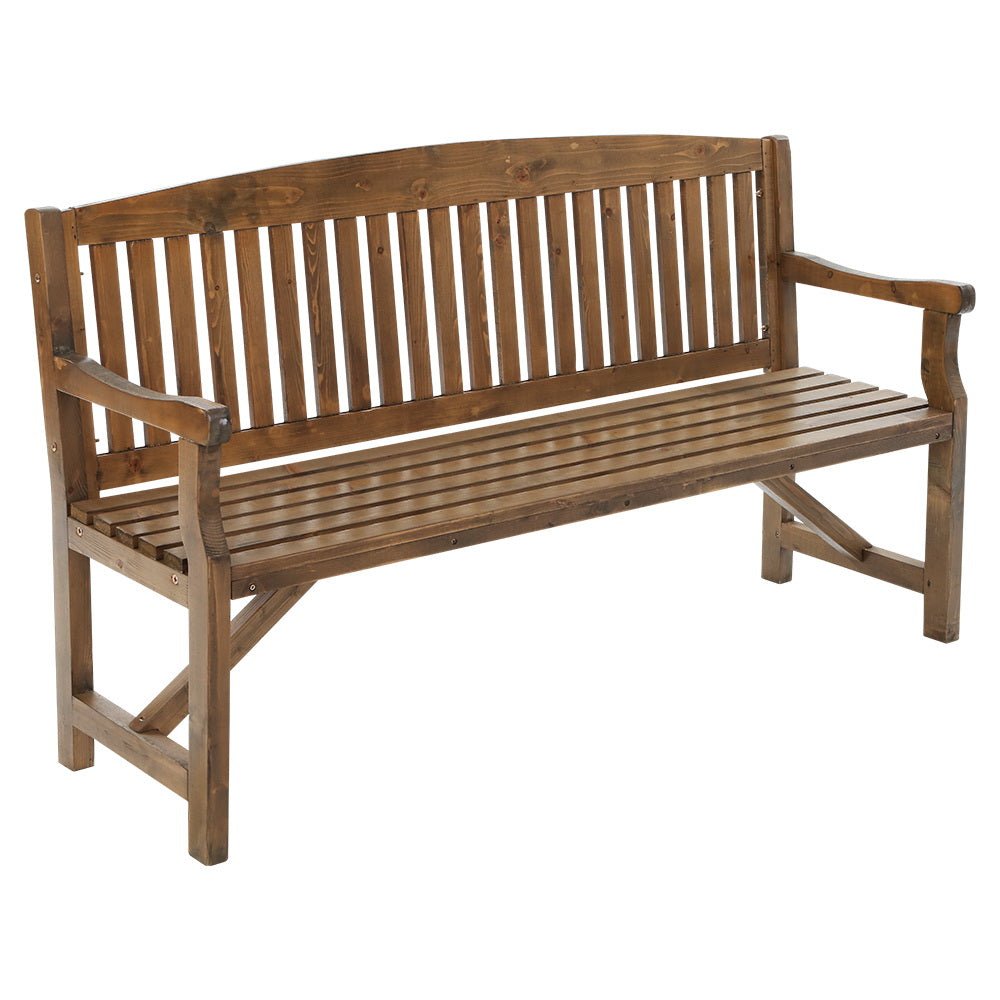 Wooden Garden Bench / Chair - 3 Seater
