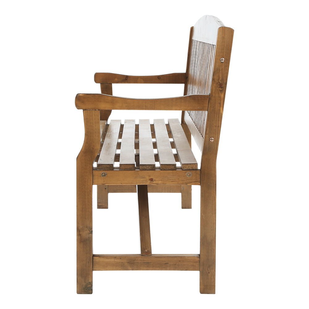 Wooden Garden Bench / Chair - 3 Seater