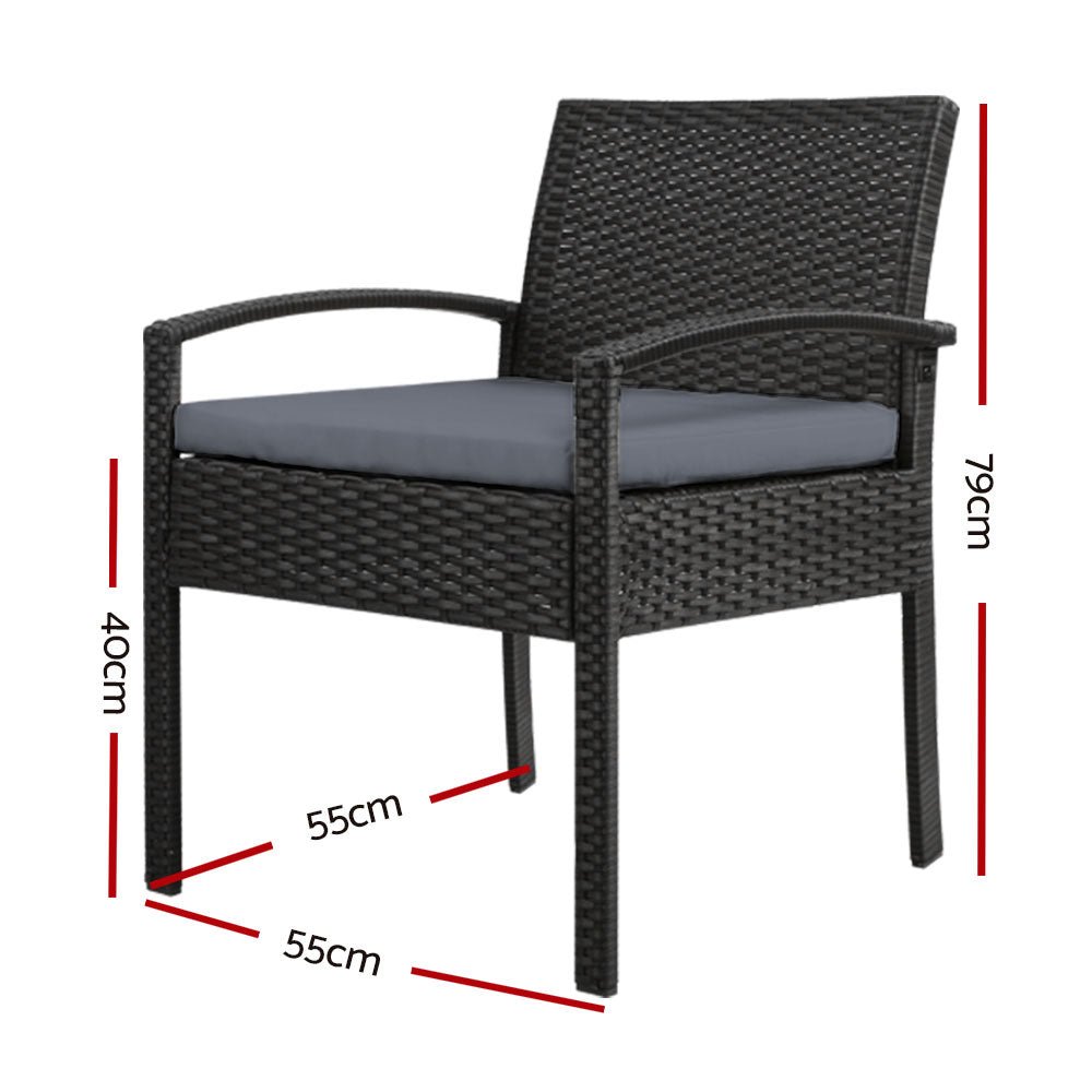 Outdoor Dining Chairs - Set Of 2