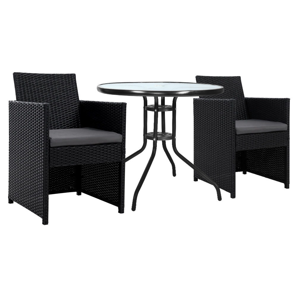 3PCS Patio Sofa Dining Set
