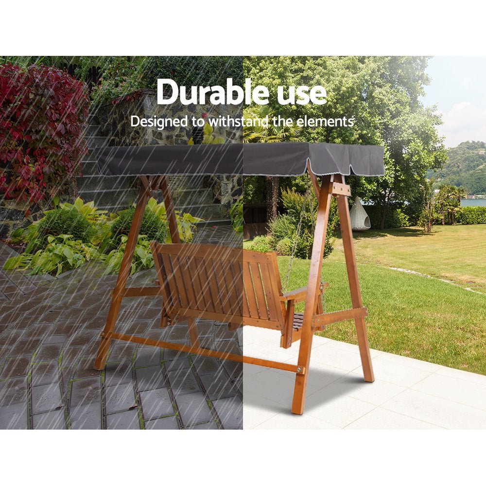 2 Seater Garden Bench Swing