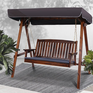 Wooden Swing Chair - 3 Seater