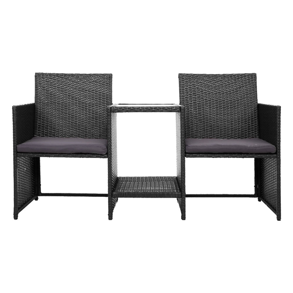 Outdoor Loveseat Patio Chair Set