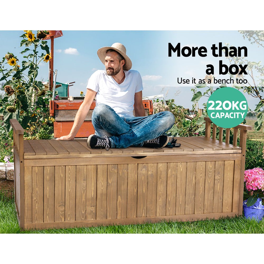 1.28m Garden Storage Box / Bench