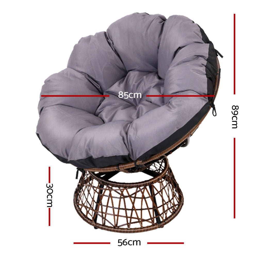 Outdoor Papasan Chair For Patio
