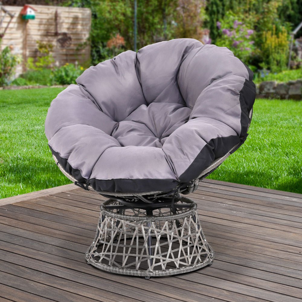 Patio Soft Cushioned Egg Chair