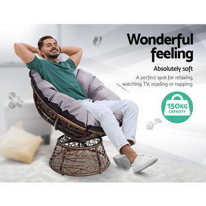 Outdoor Papasan Chairs With Coffee Table Included