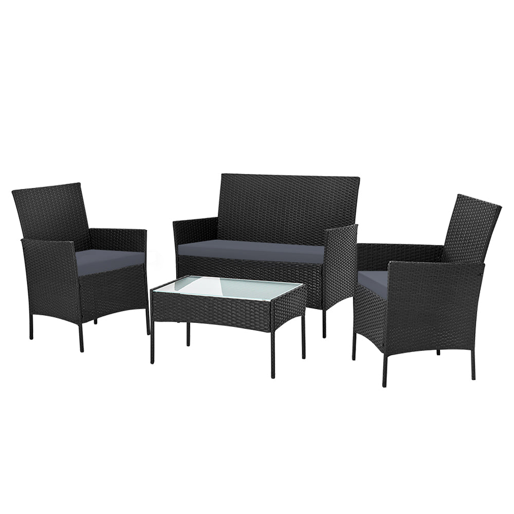 4-Piece Outdoor Coffee Sitting Set