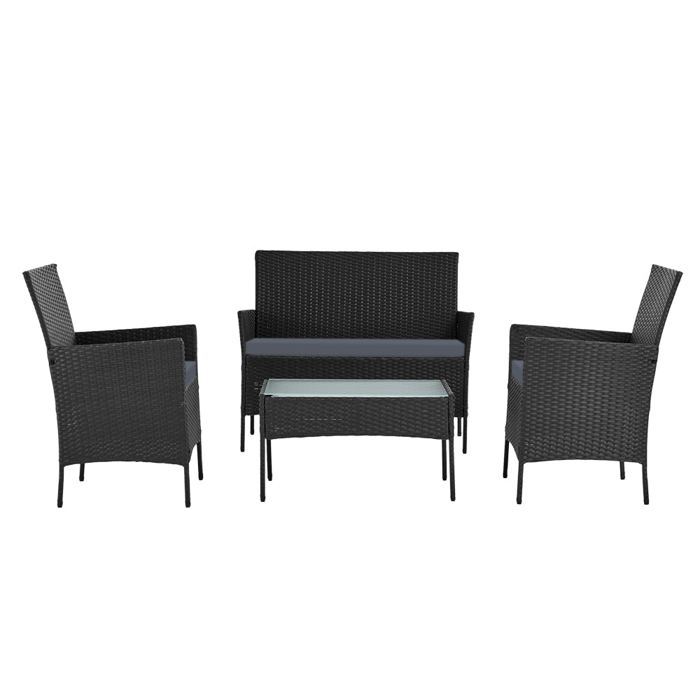 4-Piece Outdoor Coffee Sitting Set