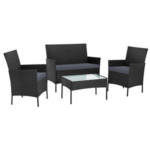 Garden Elegant Sitting Furniture - 4PCS Set