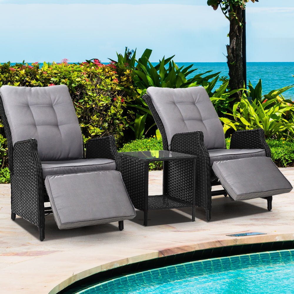 Recliner Chairs / Sun lounge Sofa - 2PCS