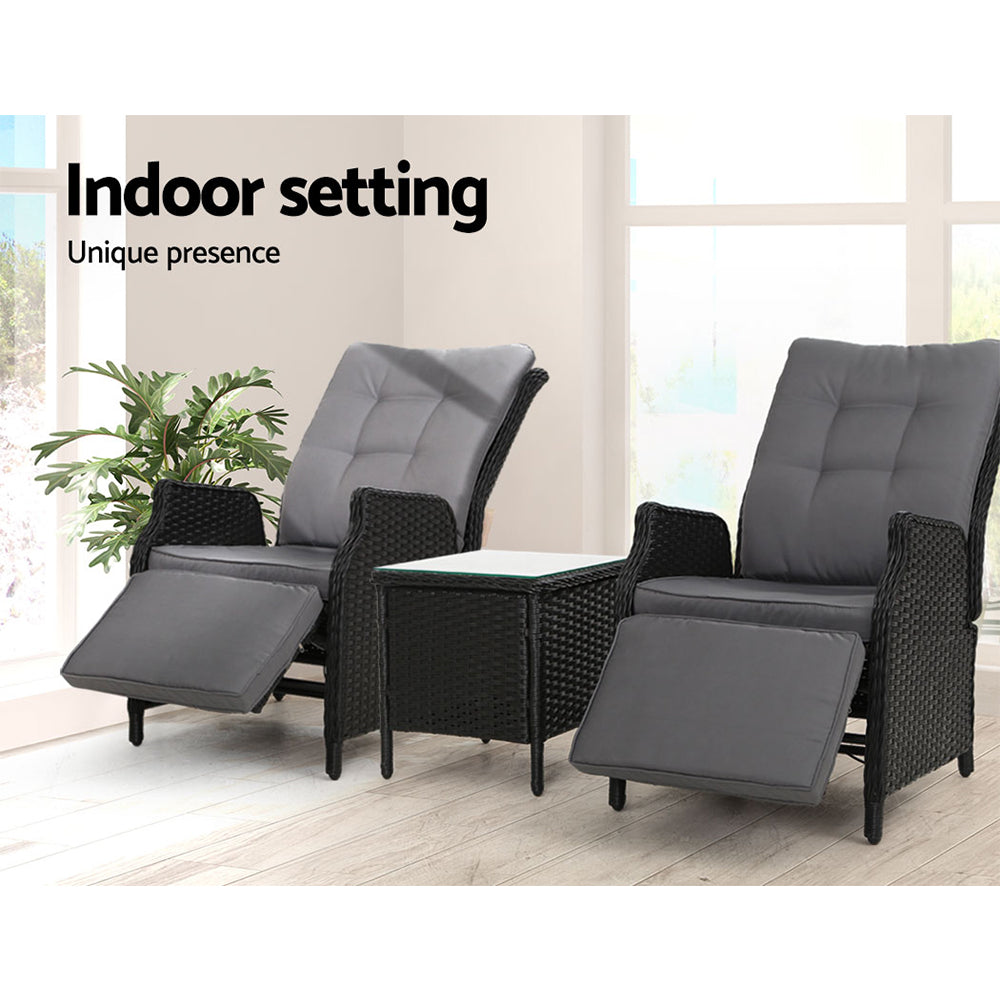 Recliner Chairs / Sun lounge Sofa - 2PCS