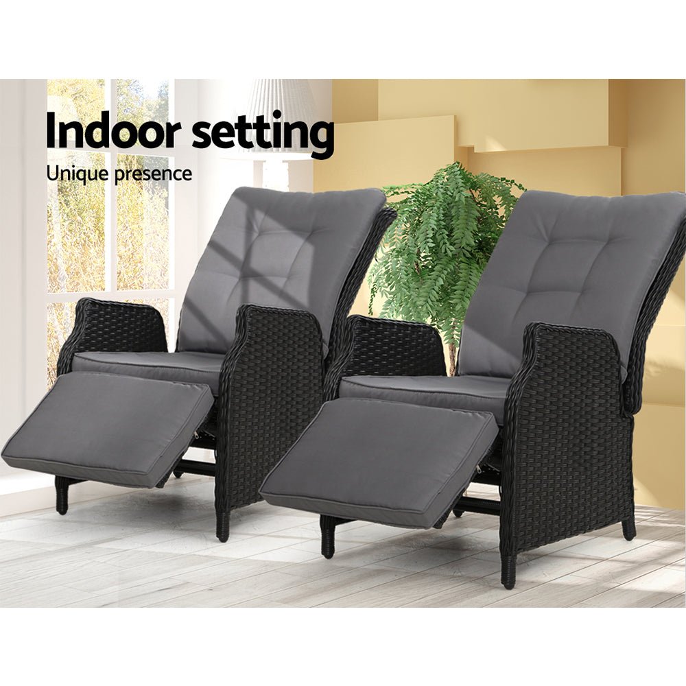 Recliner Chair Set For Patios