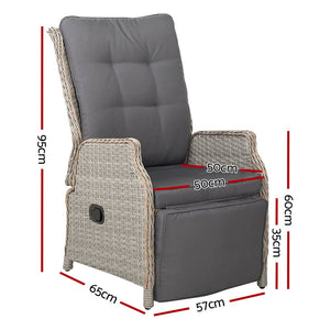 Outdoor Recliner Chair For Patio / Pool Area