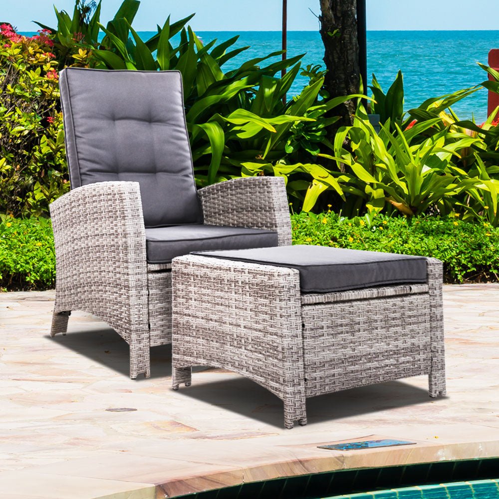 Recliner Sun Lounge Chair - Outdoor / Patio