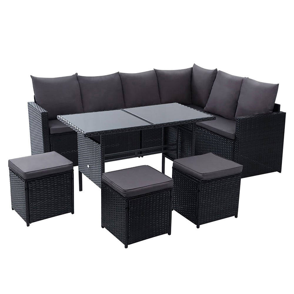 9 Person Family Dining / Sofa Set