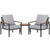 3-Piece Outdoor Furniture Lounge Bistro Set for Patio