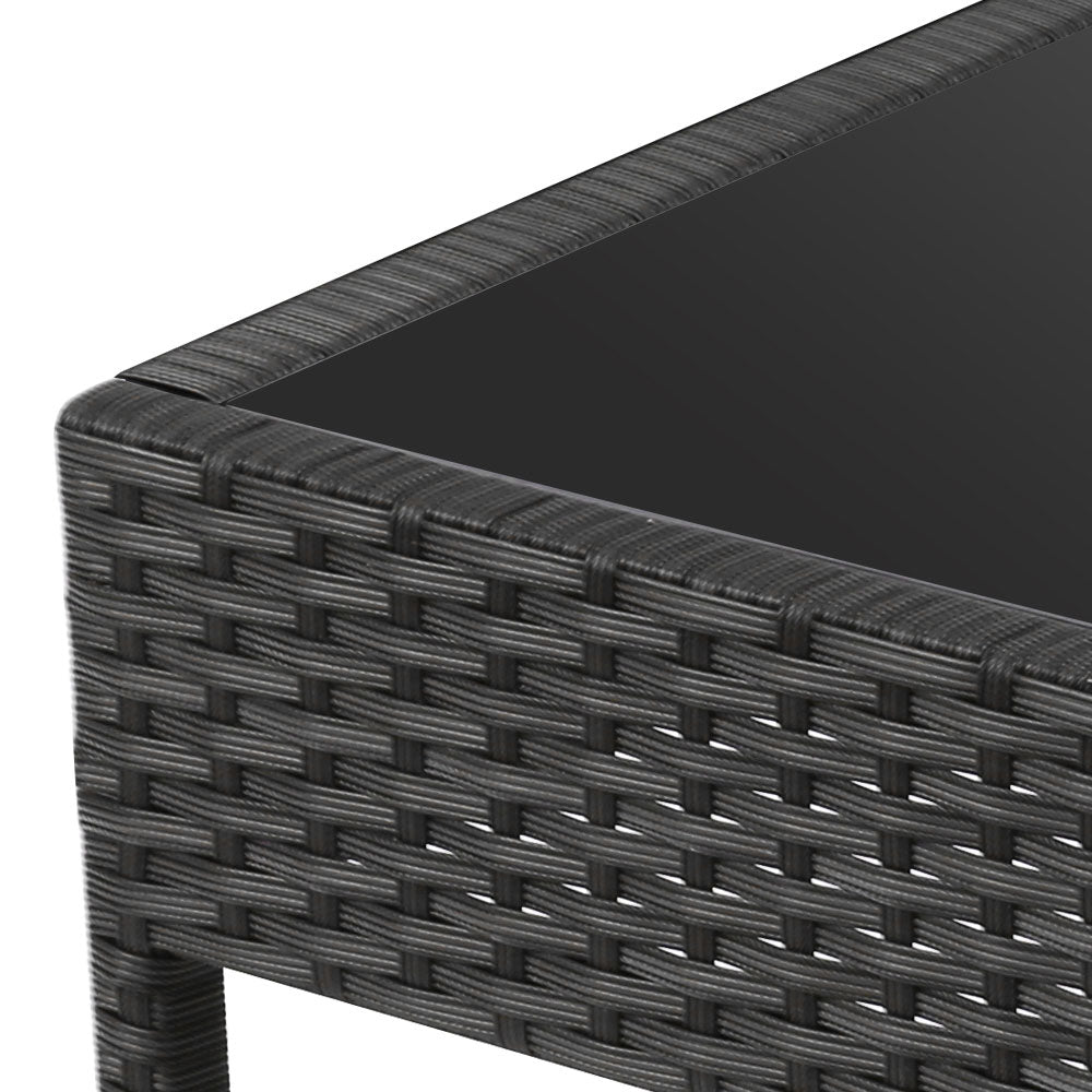 3-piece Outdoor Furniture Set - Black