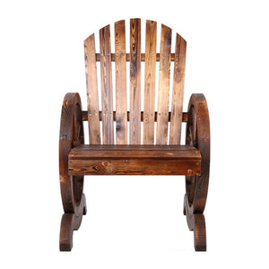 Wooden Wagon Chair For Patio