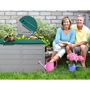290L Green Outdoor Storage Box