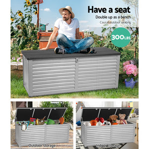 Outdoor Pool Storage Box / Bench Seat - The Hippie House