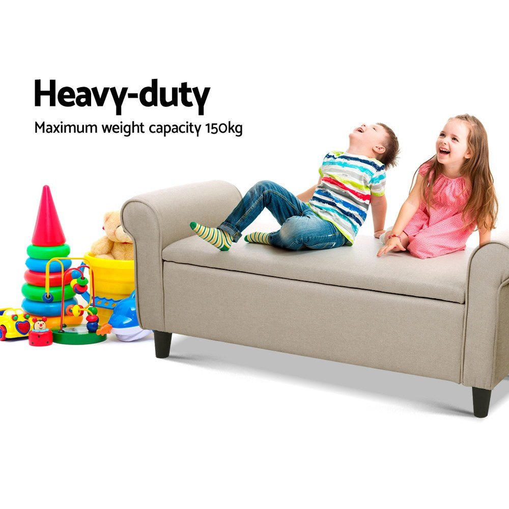 Storage Ottoman - Blanket / Linen Box