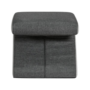 Artiss Grey Fabric Ottoman Footstool